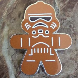 Disney Pin - Star Wars Storm Trooper Gingerbread Man - Collector Trading Pin